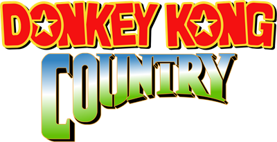 Donkey Kong Country - Clear Logo Image