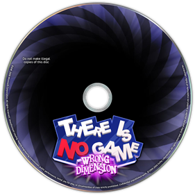 There Is No Game: Wrong Dimension - Fanart - Disc Image