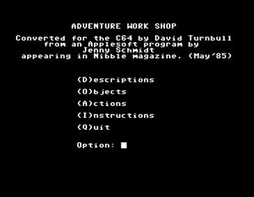 Adventure Writing System - Screenshot - Gameplay Image