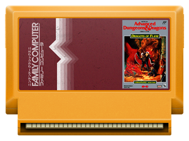 Advanced Dungeons & Dragons: Dragons of Flame - Fanart - Cart - Front Image