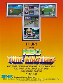 Neo Turf Masters - Advertisement Flyer - Front Image