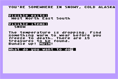 SoftSide Adventure of the Month 19: Alaskan Adventure - Screenshot - Gameplay Image