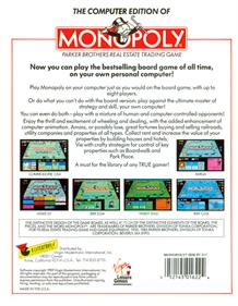 Leisure Genius presents Monopoly - Box - Back Image