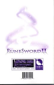 RuneSword II - Box - Back Image