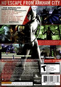 Batman: Arkham City: Game of the Year Edition - Box - Back Image