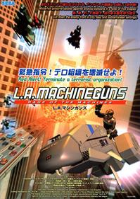 L.A. Machineguns: Rage of the Machines - Advertisement Flyer - Front Image