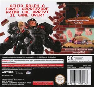 Wreck-It Ralph - Box - Back Image