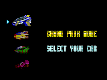 F-Zero Final - Screenshot - Game Select Image