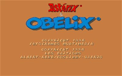 Astérix & Obélix - Screenshot - Game Title Image