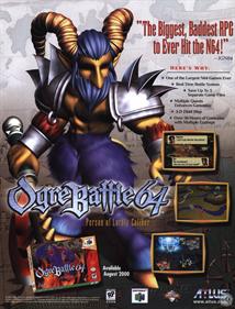 Ogre Battle 64: Person of Lordly Caliber - Advertisement Flyer - Front Image