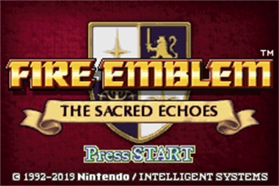 Fire Emblem: The Sacred Echoes - Screenshot - Game Title Image