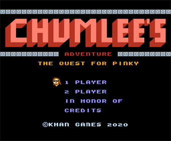 Chumlee's Adventure: The Quest for Pinky - Screenshot - Game Title Image