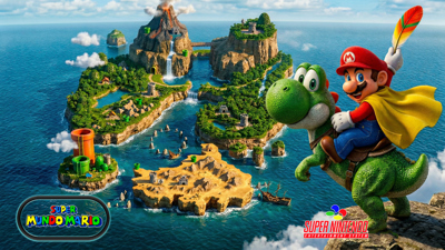 Super Mario World - Fanart - Background Image