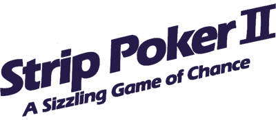 Strip Poker II: A Sizzling Game of Chance - Clear Logo Image