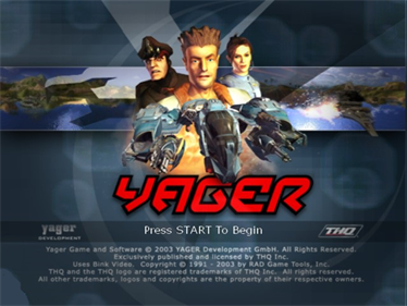 Yager - Screenshot - Game Title Image