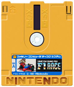 Famicom Grand Prix: F1 Race - Fanart - Disc Image