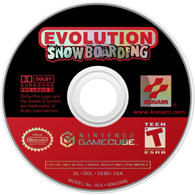 Evolution Snowboarding - Disc Image