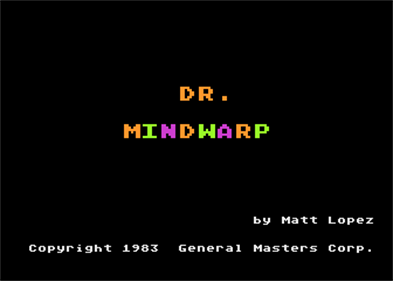 Dr. Mindwarp - Screenshot - Game Title Image