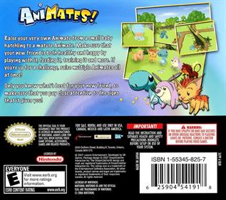 Animates! - Box - Back Image