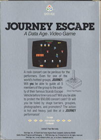 Journey Escape - Box - Back Image