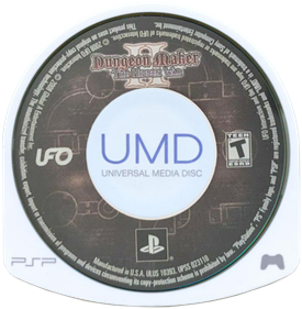 Dungeon Maker II: The Hidden War - Disc Image