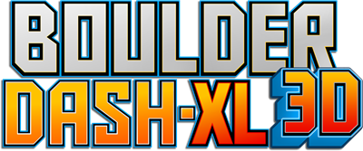 Boulder Dash-XL 3D - Clear Logo Image