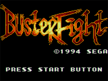 Buster Fight - Screenshot - Game Title Image