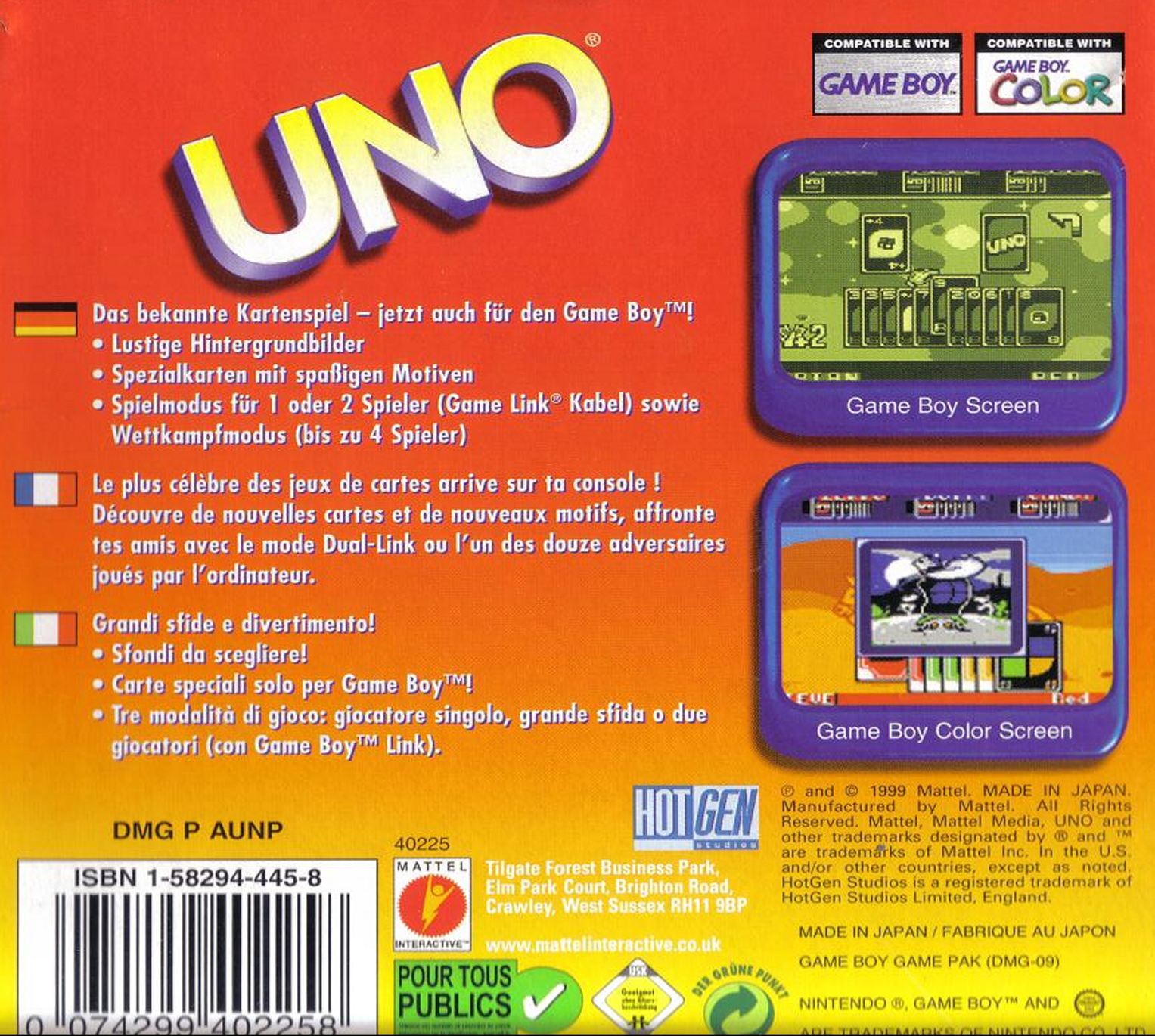Uno Details - LaunchBox Games Database
