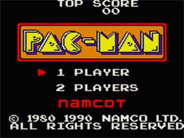 Pac-Man - Screenshot - Game Title Image