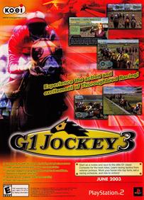G1 Jockey 3 - Advertisement Flyer - Front Image