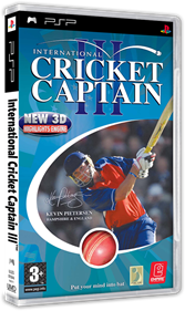 International Cricket Captain III - Box - 3D Image