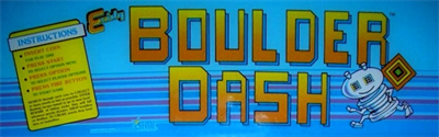 Boulder Dash (1984) - Arcade - Marquee Image