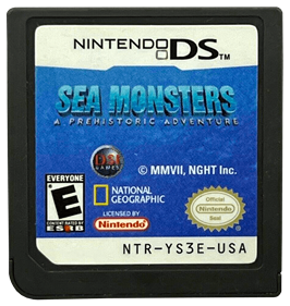 Sea Monsters: A Prehistoric Adventure - Cart - Front Image