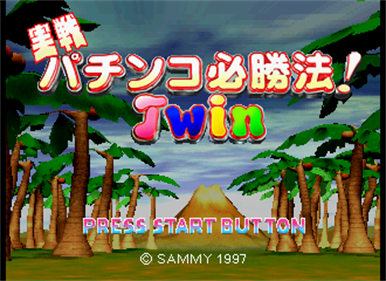 Jissen Pachinko Hisshouhou! Twin - Screenshot - Game Title Image