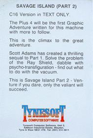Savage Island Two - Box - Back Image