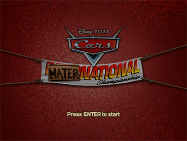 Cars: Mater-National Championship - Screenshot - Game Title Image