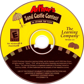 Arthur's Sand Castle Contest - Disc Image