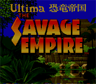 Ultima: Kyouryuu Teikoku: The Savage Empire - Screenshot - Game Title Image