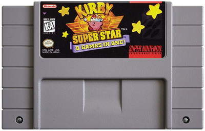 Kirby Super Star - Fanart - Cart - Front