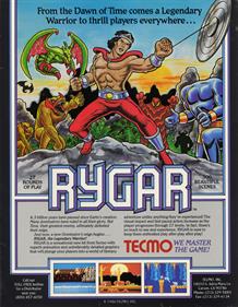 Rygar - Advertisement Flyer - Front Image