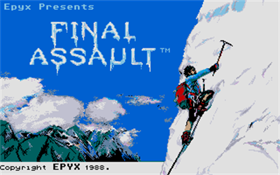 Final Assault - Screenshot - Game Title Image
