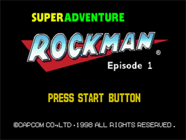 Super Adventure Rockman - Screenshot - Game Title Image