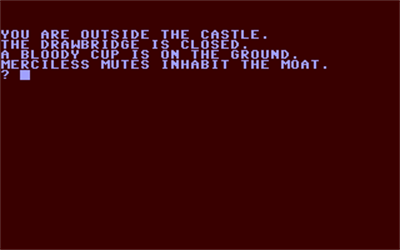 Terror Castle (Guild Adventure Software) - Screenshot - Gameplay Image