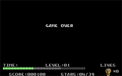 Slater Man - Screenshot - Game Over Image