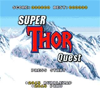 Super Thor Quest - Screenshot - Game Title Image
