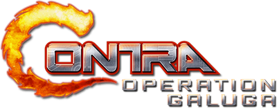 Contra Operation Galuga - Clear Logo Image