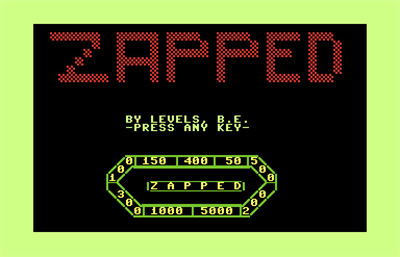 Zapped 128 - Screenshot - Game Title Image