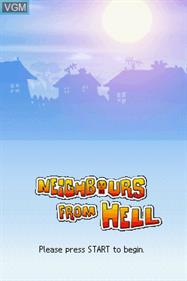 Neighbours from Hell - Screenshot - Game Title Image