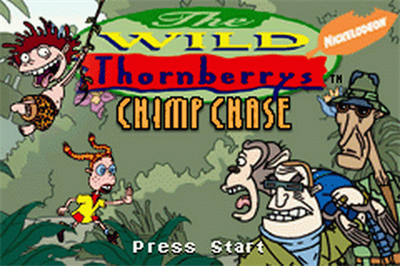 The Wild Thornberrys: Chimp Chase - Screenshot - Game Title Image