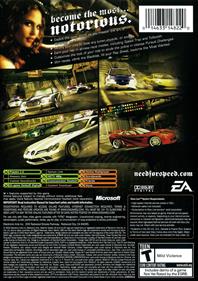 Need for Speed: Most Wanted - Box - Back Image